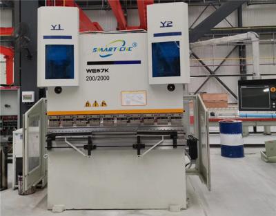 Cina Elettro tonnellata sincrona idraulica 3200 degli assi 160 del freno 4 della stampa di CNC del servo in vendita