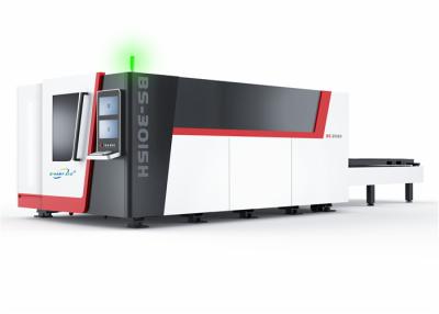 China Großmacht CNC-Faser-Laser-Schneidemaschine für Edelstahl-Metallplatte zu verkaufen