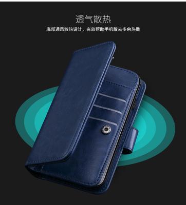 China 2 desmontables en 1 caja de la cartera para la ranura para la tarjeta de crédito 6/6S de Iphone nueve en venta
