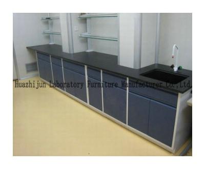 China Multi Color Chemistry Lab Furniture , Hanging Type Wall Lab Bench Furniture for sale
