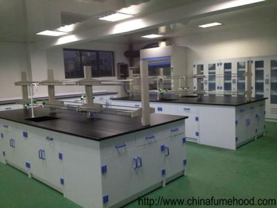 China PP Chemistry Lab Furniture , 750/1500x850mm Laboratory Workbench Furniture for sale
