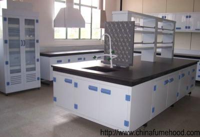 China Physical Chemistry Lab Furniture , PP Material Chemical Resistant Lab Tables for sale