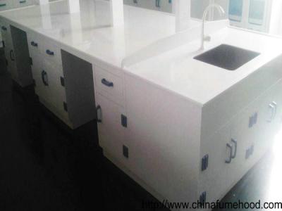 China PP Drawer Chemistry Lab Furniture , Epoxy Resin Countertops Science Lab Benches for sale