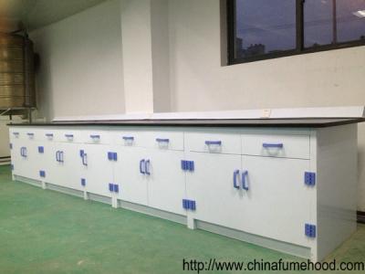 China PP Structure Chemistry Lab Furniture Anti - Corrosion Casework 1500*850mm for sale