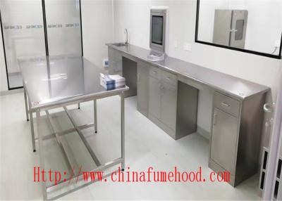China Customized Made Size Original Metal Color Lab Bench Furniture Stainless Steel Lab Furniture for  Hospital Laboratory for sale
