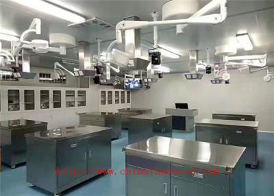 China Custom Made L3000*D750*H900 MM Stainless Steel Lab Table Stainless Steel Lab Furniture In Our Factory for sale
