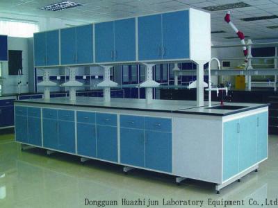 China Steel Wood Lab Workstation With Wood Cabinet For Laboratory Equipment Dealers for sale