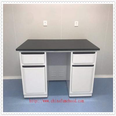 China Flame Retardant Chemistry Lab Furniture FRP Test Table Floor Mounted Structure for sale