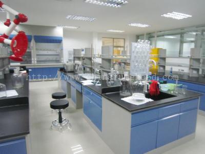 China Steel Lab Tables And Benches / Lab Instrument Tables / Laboratory Island Tables Supplier for sale