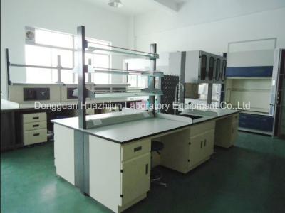 China pés ajustáveis da altura da mobília do laboratório de química de 13mm Worktops à venda