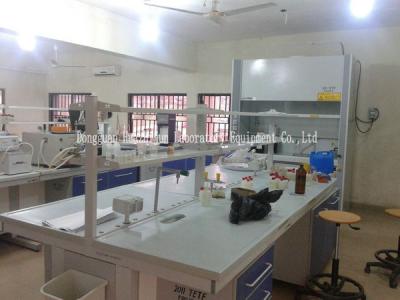 China 3m Length Steel Lab Furniture , Acid Resist Laboratory Benches And Cabinets for sale