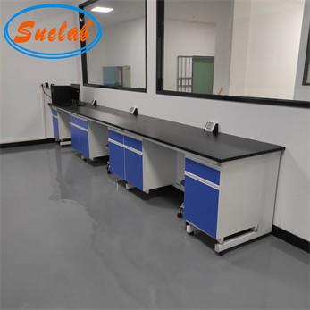 China OEM Manufacture Hospital Lab Bench Phenolic Lab Tables Workbenches Manufacturers for sale