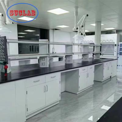 China Anti-Corrosion Full Steel Epoxy Resin countertop Chemical resistance Laboratory Workbench Price List for sale