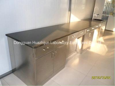 China Industrial Stainless Steel Lab Furniture With Cabinet , Cosmetics Metal Lab Cabinets for sale