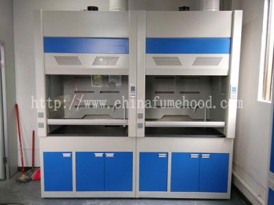 China 1500mm Width Steel Fume Hood , Phenolic Resin Benchtop Laboratory Exhaust Hood for sale