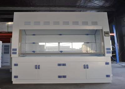 China Agricultural Lab PP Fume Hood 8-10mm White Worktops 220V Power Sockets for sale