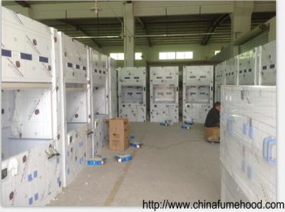 China Physical Lab PP Fume Hood , 1200/1500/1800mm Ducted Fume Cupboard for sale