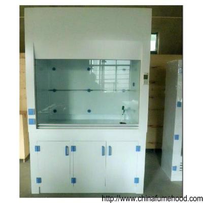 China Transparent Window PP Fume Hood , PVC Ducted Fume Hood For Chemical Laboratory for sale