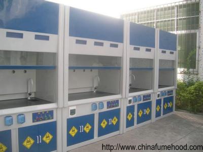 China Lab Furniture Chemical Exhaust Hood 6mm PP Sink Polymer Resin Inner Liner en venta