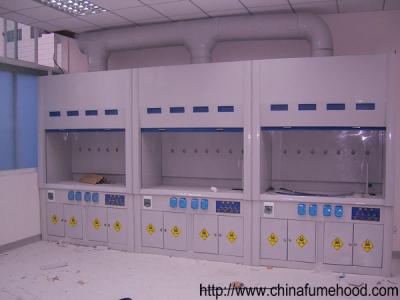 China Capilla anti del humo de la corrosión FRP, capilla horizontal del extractor del laboratorio del flujo laminar en venta