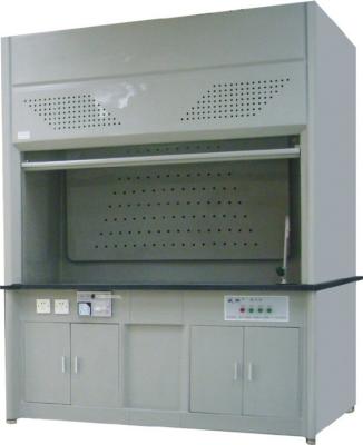China FRP Acid Lab Fume Hood Ventilation System 6mm Tempered Glass Window for sale