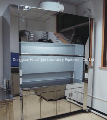 China Chemistry Lab Stainless Steel Fume Hood Safety Glass Hood Vertical Raising Sash for sale