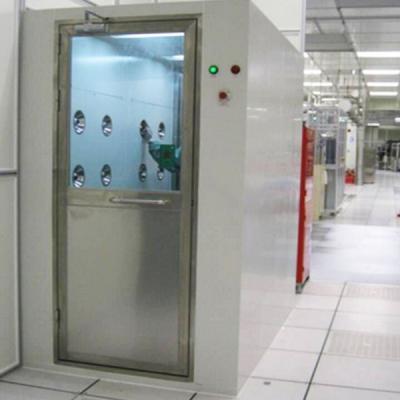 China Cold Rolled Plate Cleanroom Air Shower Automatic Single / Double Door for sale