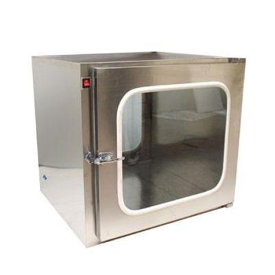 China Interlock Clean Room Equipment , Smooth Wear Stainless Steel Pass Box for sale