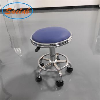 China Anti Corrosion Ergonomic Lab Stool With Wheels Multipurpose Durable for sale
