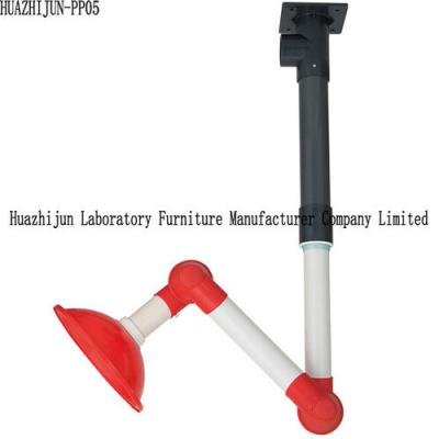 China 3 Joints Tabletop Flexible Fume Extraction Arm Red / White For Contral Systems for sale