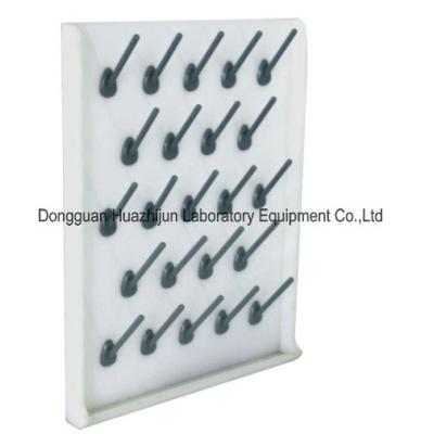 China Multi Color Laboratory Pegboard Drying Rack Polypropylene Draining Rack for sale