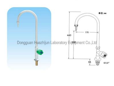 China Desktop Single Port Laboratory Faucets | Laboratory Water Faucets | Laboratory Top Faucets Te koop