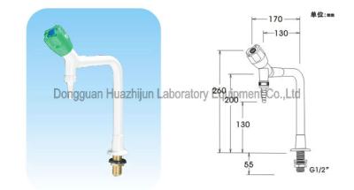 China Hot Sales Single Port Lab Brass Faucet For Good Price And Quality Te koop