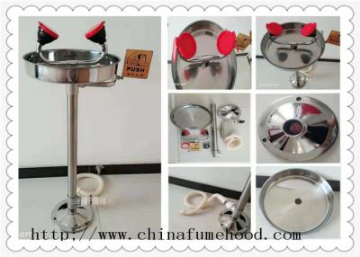 China Chemical Resistant Lab Fittings Eye Wash Station Anti Corrosion Lightweight for sale