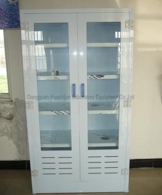 China Polypropylene Laboratory Storage Cabinets White Color Acid Resistant for sale