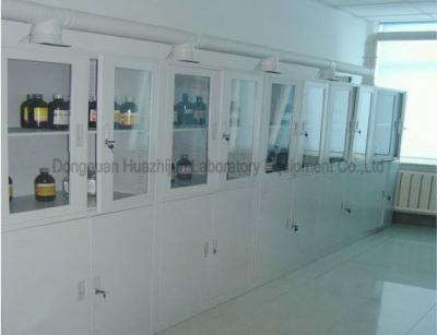 China Removable Lab Chemical Storage Cabinets Galvanized Steel Body Adjustable Anchor for sale