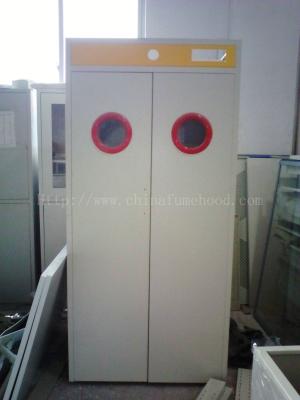China Practical Ventilated Gas Cylinder Cabinet Rustproof With Alarm System for sale