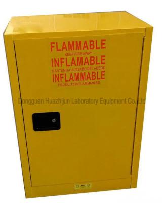 China 889X591X457mm Locking Chemical Cabinet , Steel Flammable Liquid Storage Cupboard for sale