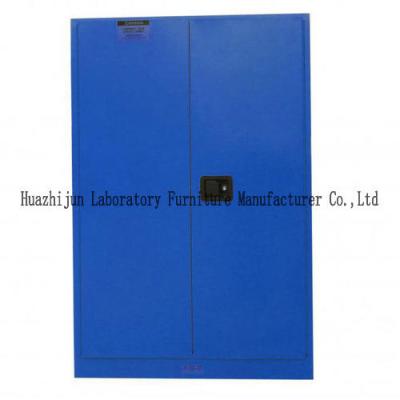 China Blue Yellow Flammable Safety Cabinet Locker Chemical Resistant for sale