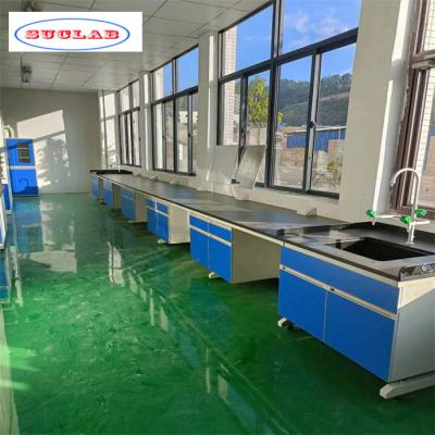 China Optimize Storage Space Lab Wall Benches with Sand Blasting Function for sale