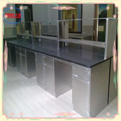 China Integral Stainless Steel Laboratory Benches With Drawing Number Of Doors en venta