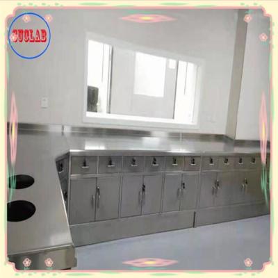 China 1500*750*900MM Stainless Steel Lab Bench With 300kg Integral Structure for sale