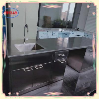 China Experienced Silver Lab Bench Customizable Laboratory Fixtures Te koop