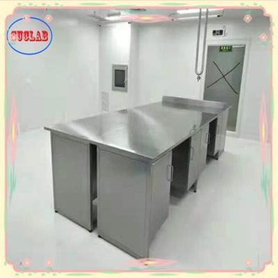 China Durable Stainless Steel Lab Bench Furniture With Drawing Leg 1500*750*900MM Te koop