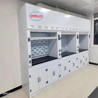 China Low Noise Chemical Fume Hood PP Fume Hoods  - Voltage 220V White Color for sale
