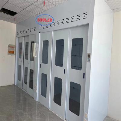 Китай Customized Chemical Fume Hood Laboratory Fume Cupboard With Scrubber for Clean Environments Noise ≤60dB продается