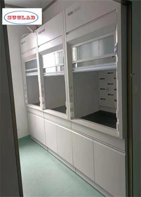 China Customized Made Horizontal Fume Hood With Scrubber For Sale Airflow 400m3/h For School & Hospital Laboratory for sale