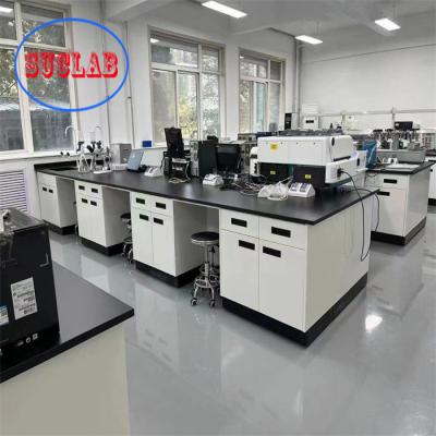 China Chemistry Lab  Workbench Coated With Epoxy Powder Coating Phenolic Resin Board Countertops for sale