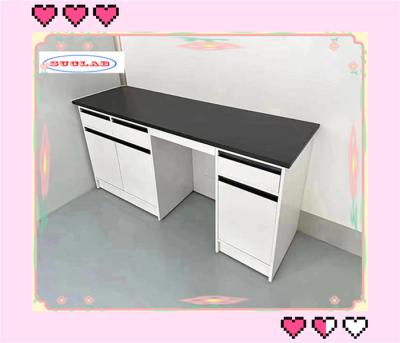 China L*1500/750 W *800/850mm H Chemistry Lab Bench Epoxy Resin Sink Goverment Laboratory Furniture en venta