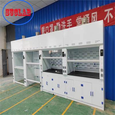 China Microcomputer Control Chemical Fume Hood With Scrubber LED Lighting for sale